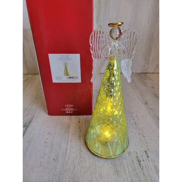 Lenox radiant light Angel lit figurine Xmas home decor religious - Picture 1 of 7